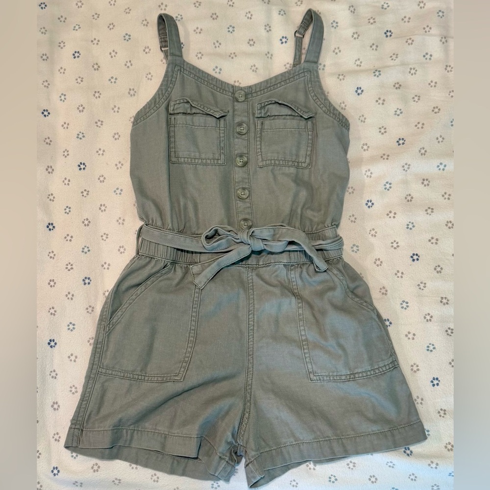 Abercrombie Kids Olive Green Romper
